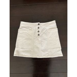 Theory Mini Denim Skirt